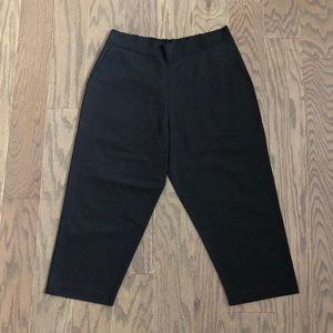 Blood Brother Stretch Cotton Wide Tapper Fit Cropped Pants